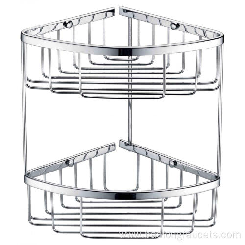 Double-layer Mesh Basket for Bathroom and Kitchen